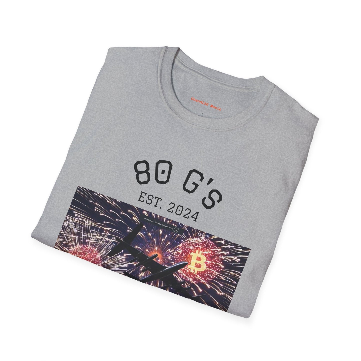 80 G's - Unisex Bitcoin T-Shirt