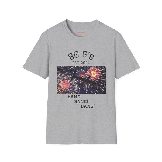 80 G's - Unisex  Bitcoin T-Shirt